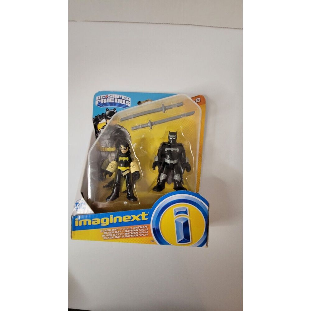 Fisher Price Imaginext DC Super Friends BLACK BAT & NINJA BATMAN Set NEW